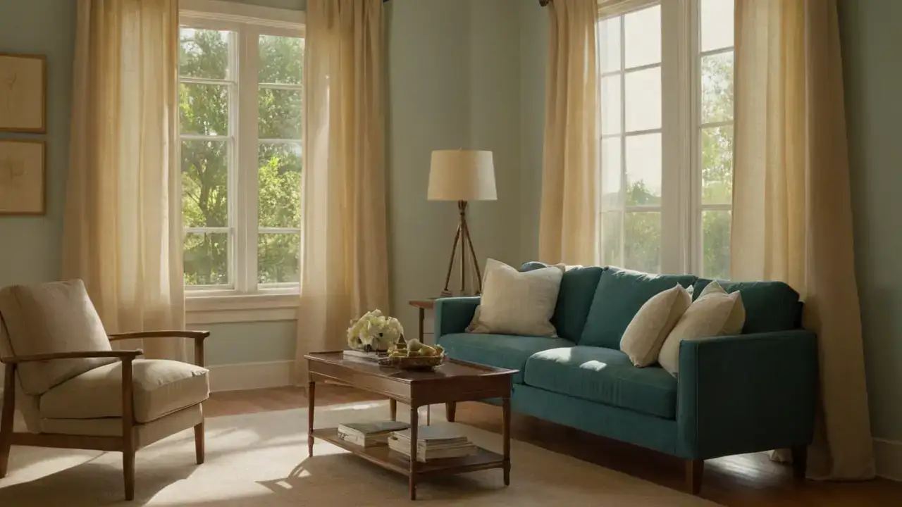 Luz suave, habitación tranquila, atmósfera relajante