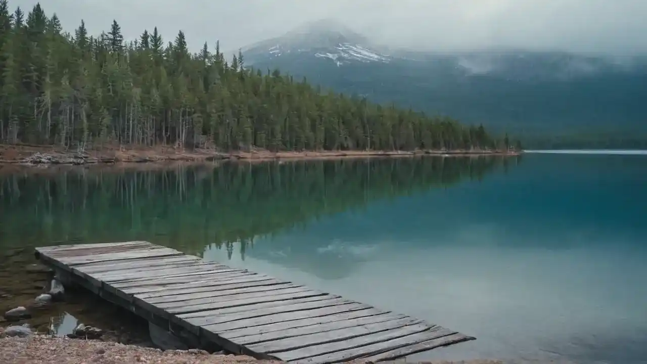 Cielo gris, agua y misterio