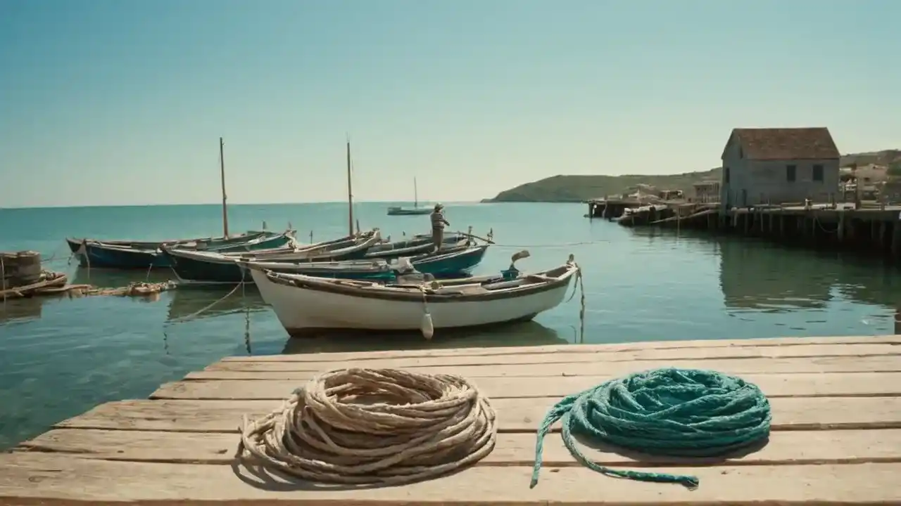 Un mar tranquilo, pescadores y luz