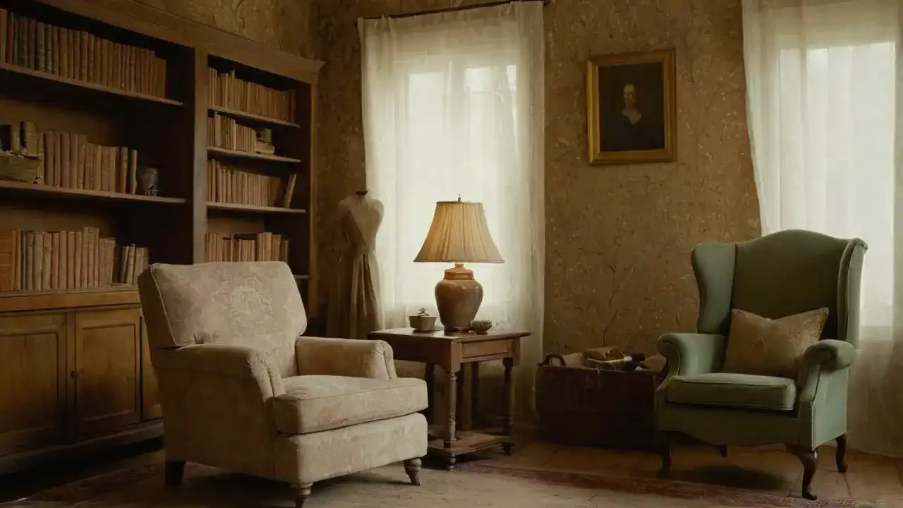 Un hombre en quietud, suave luz