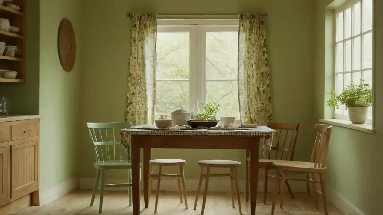 Cocina cálida, luz y sencillez
