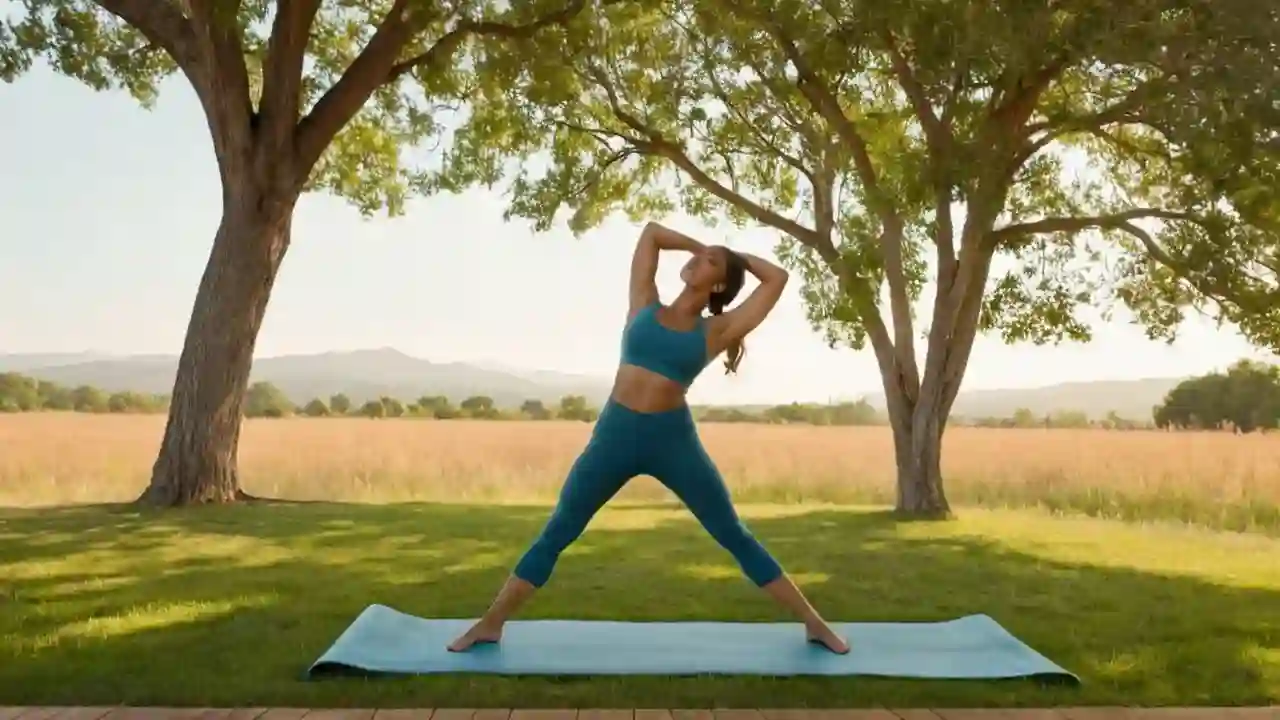 Yoga en la naturaleza, paz interior