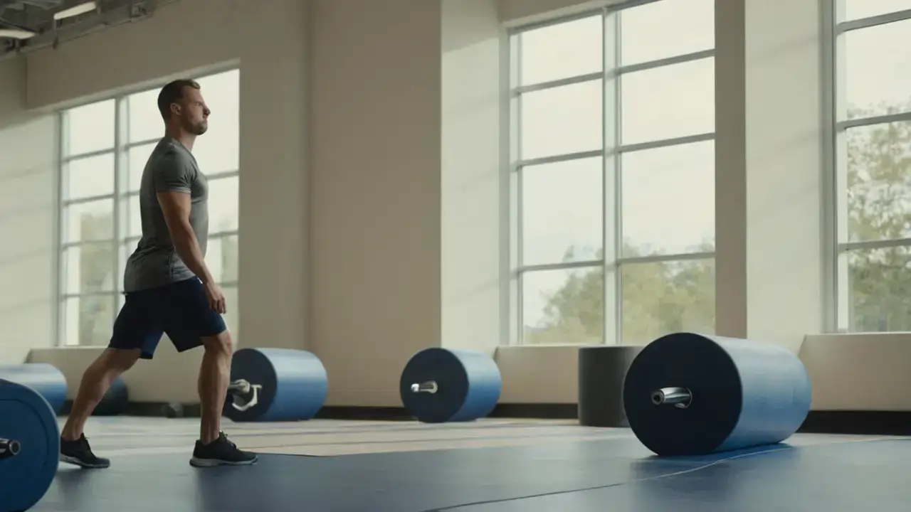 Gym moderno: luz, músculo y silencio