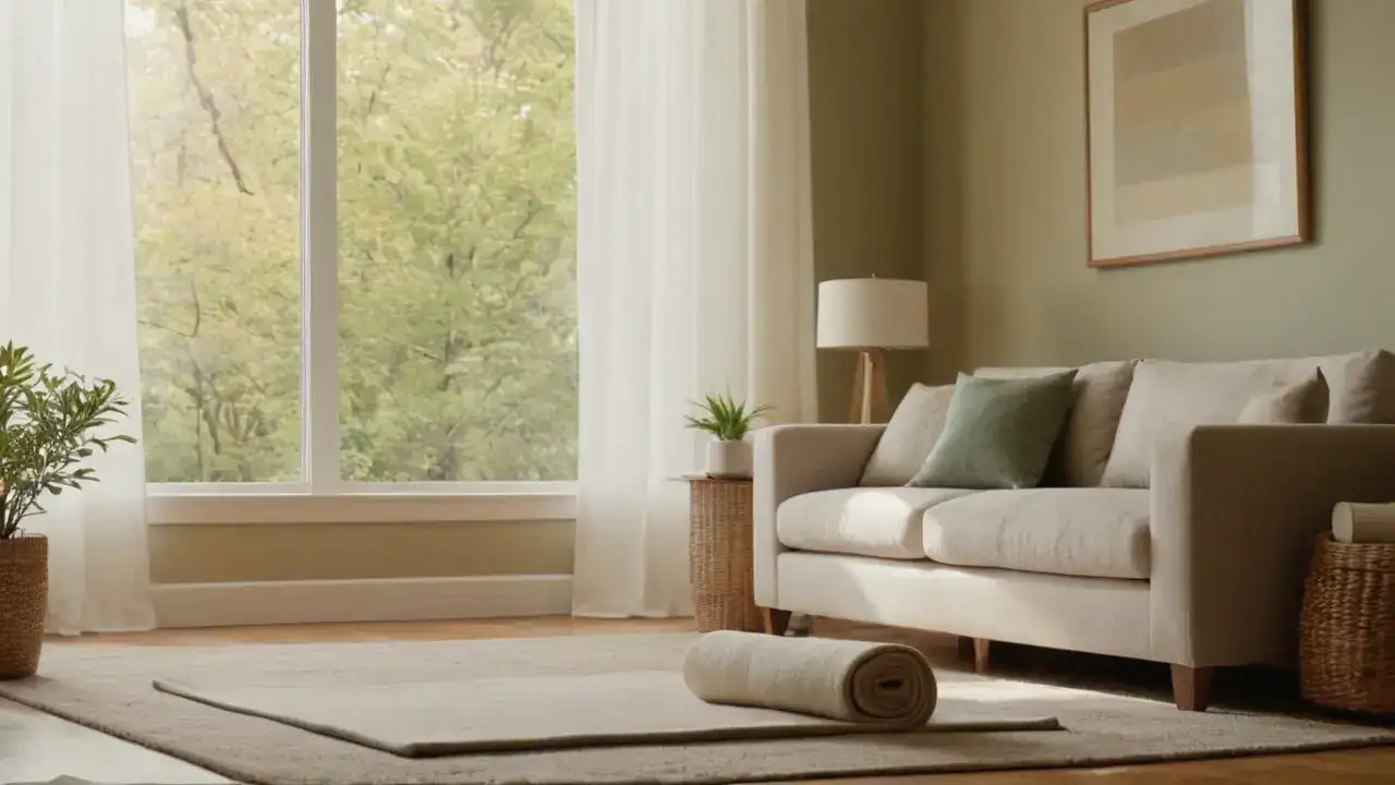 Luz natural calma en un espacio sereno