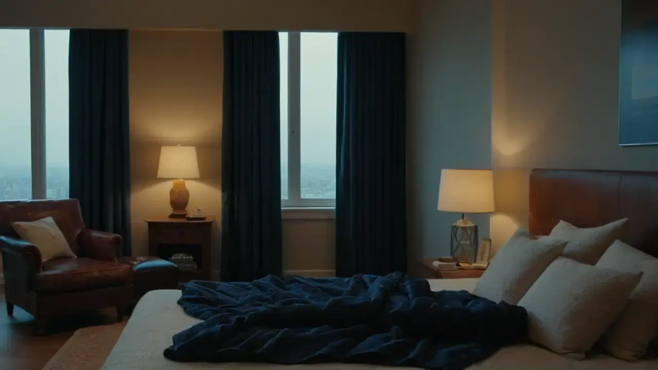 Sueño tranquilo en habitación serena