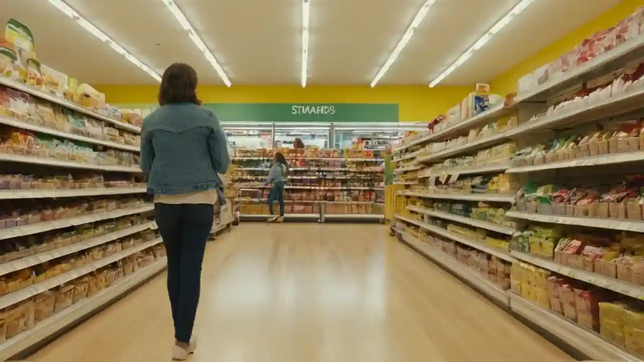 Supermercado: espacio, color y movimiento