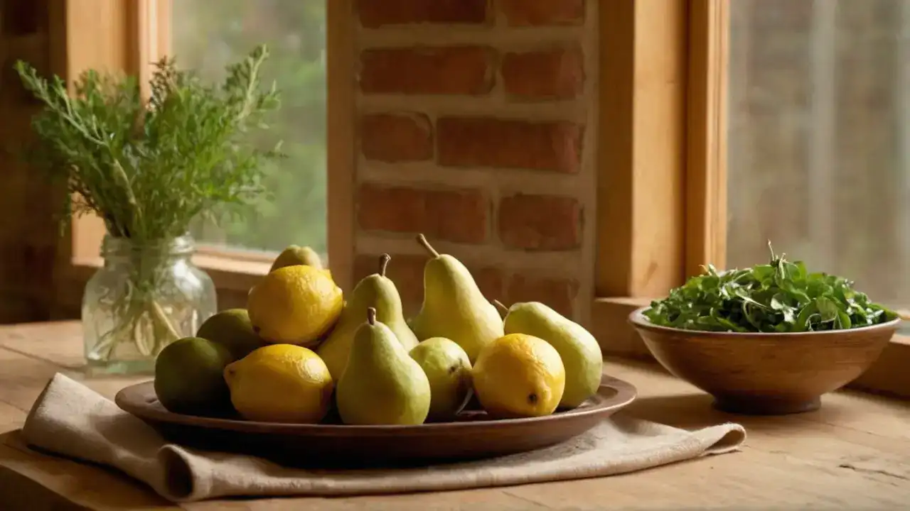 Una cocina cálida, luz y paz