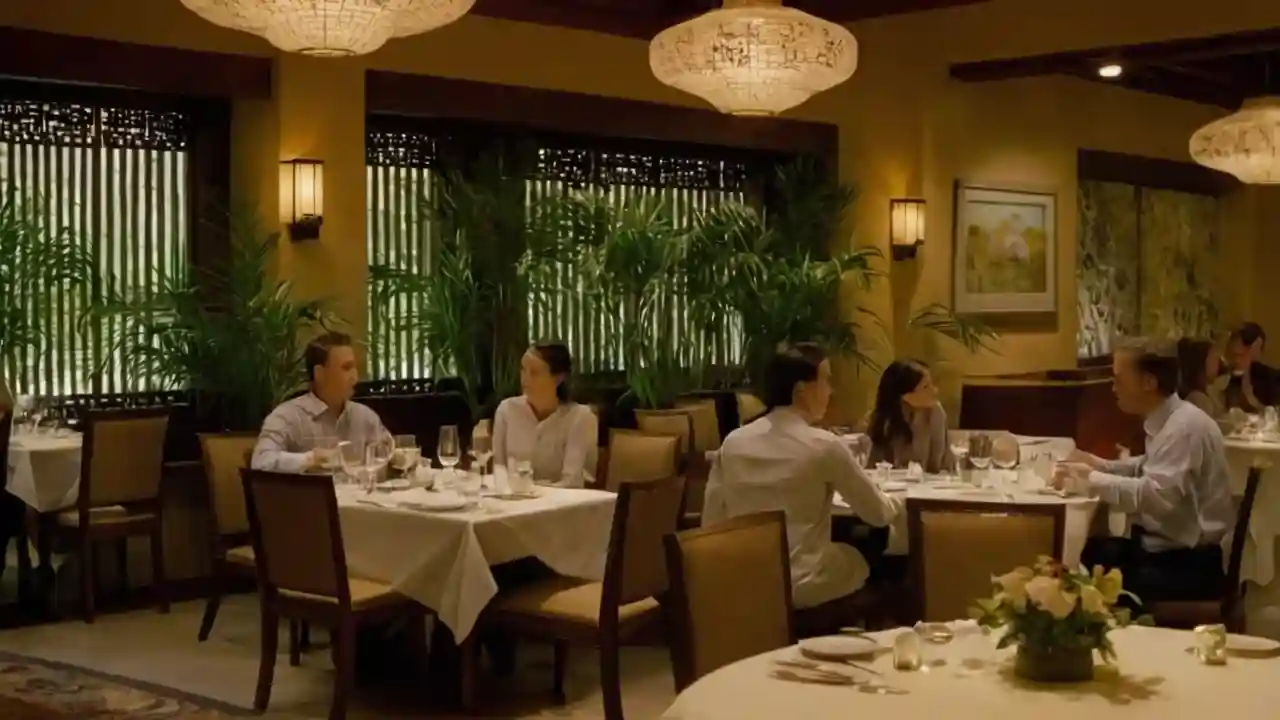 Ambiente restaurante: luz, gente, distancia
