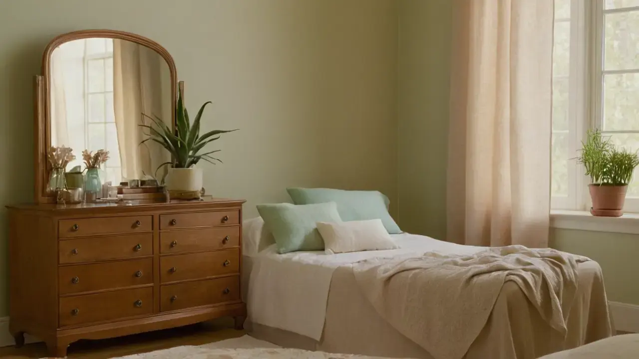 Luz natural crea serenidad en el cuarto