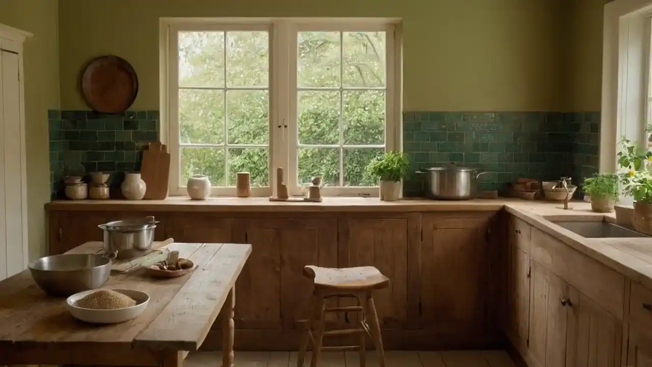 Calidez, madera y cocina tranquila
