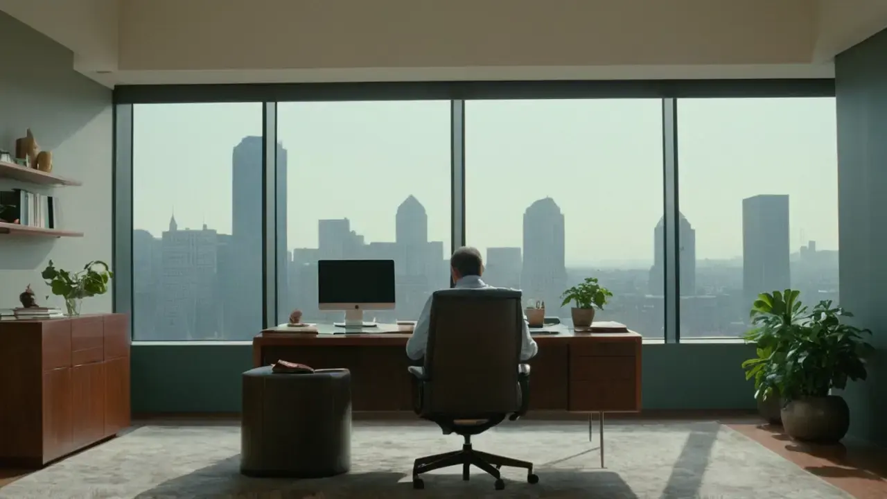 Luz natural ilumina un espacio profesional