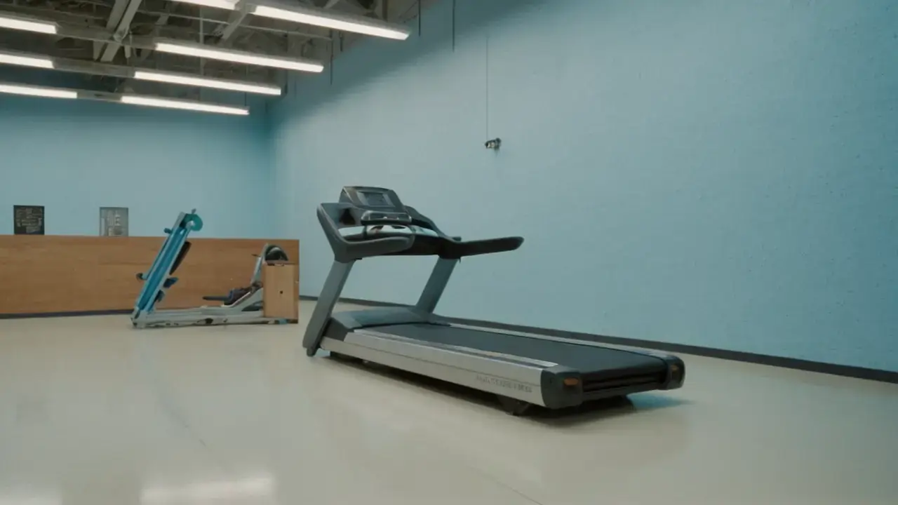 Corredor en luz, movimiento y calma