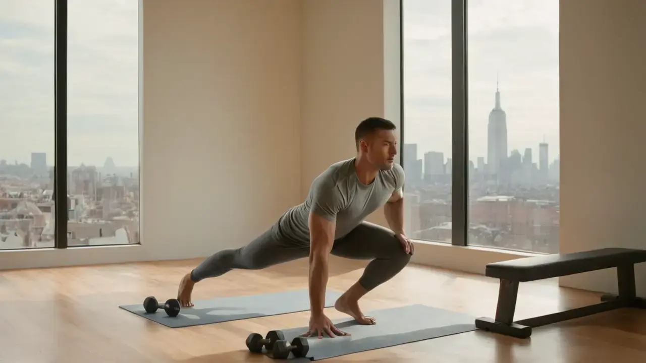 Deporte, luz natural, concentración y espacio