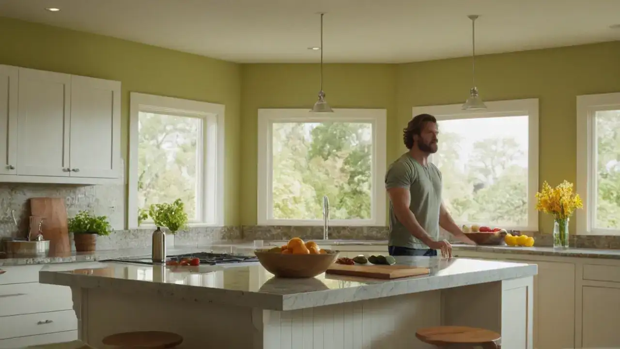 Cocina moderna, luz y vida