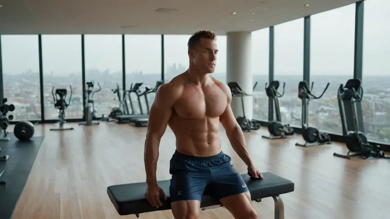 Entrenamiento moderno, luz y detalle realista