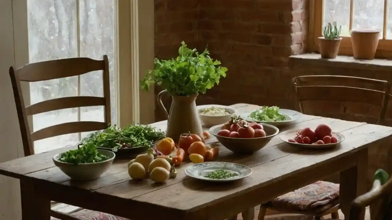 Luz cálida, cocina sencilla y tranquilidad