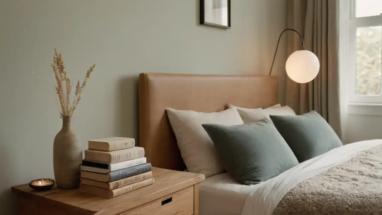 Habitación tranquila, luz suave y calma