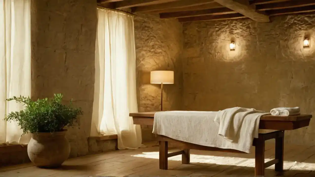 Tratamiento relajante, luz suave y natural