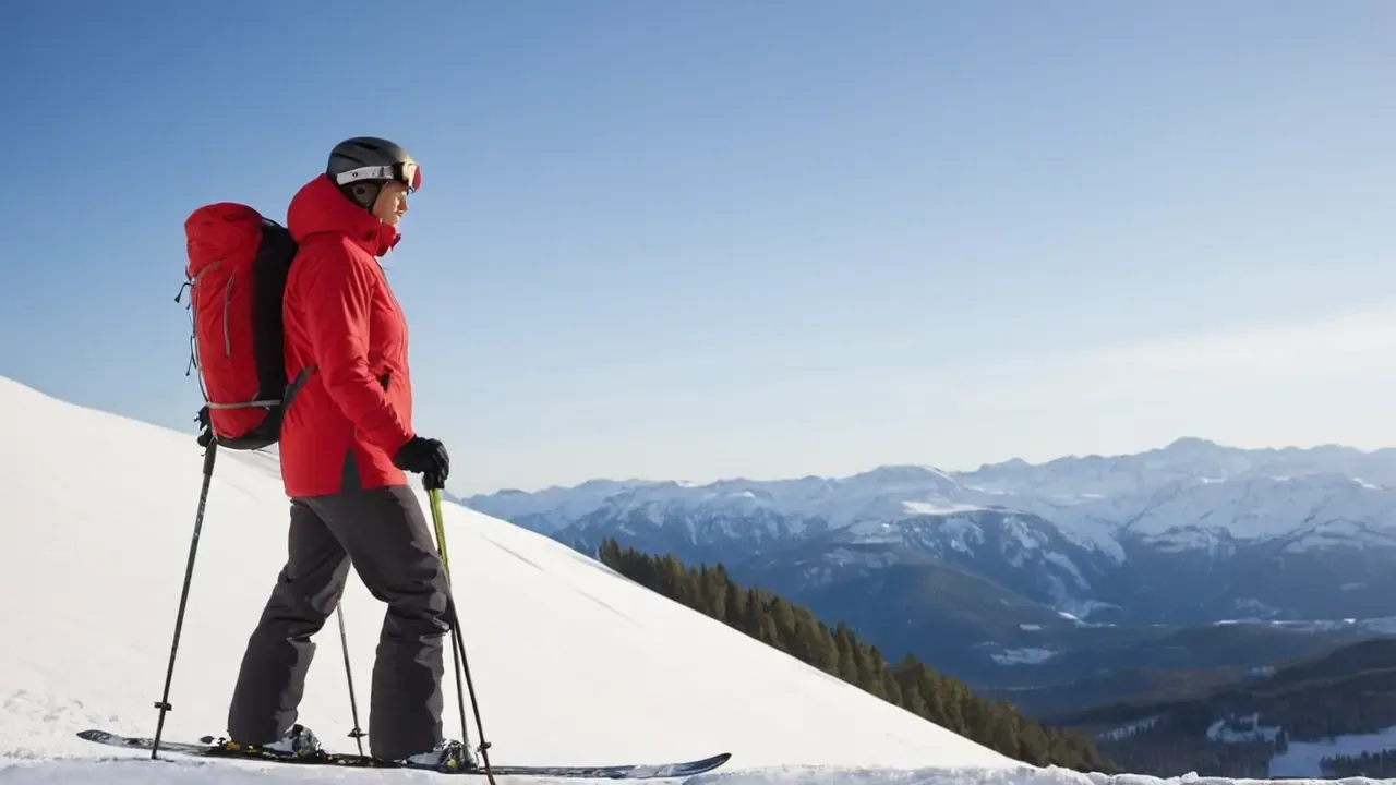 Montañas nevadas, vastedad y frío