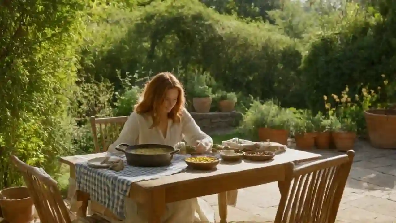 Soleado patio, cocina y tranquilidad