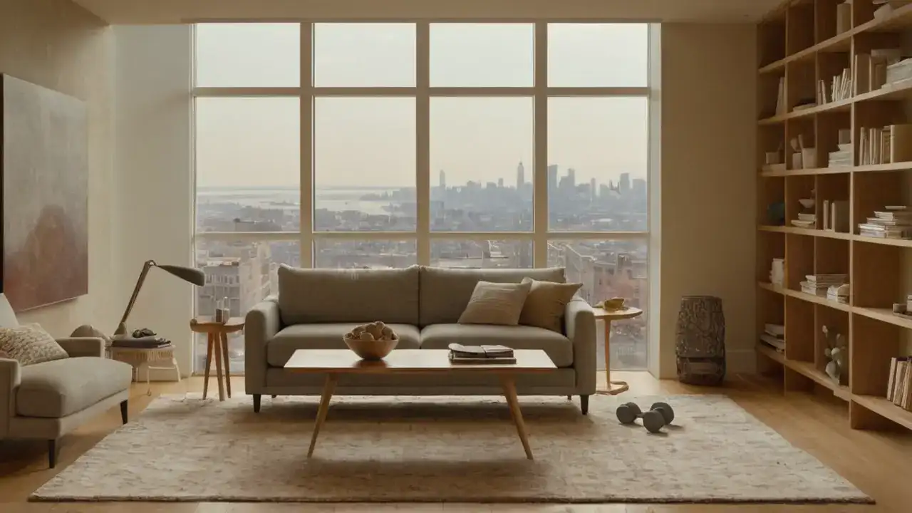 Luz cálida revela un espacio sereno