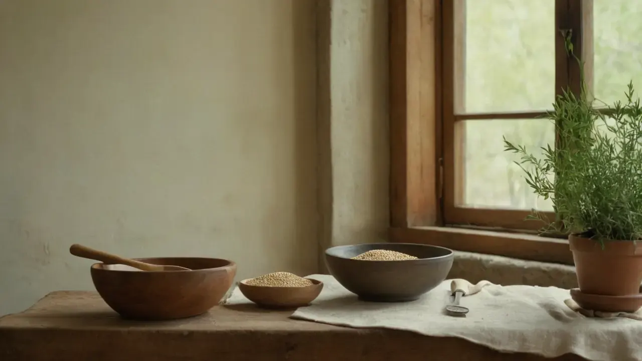 Luz cálida y naturaleza tranquila