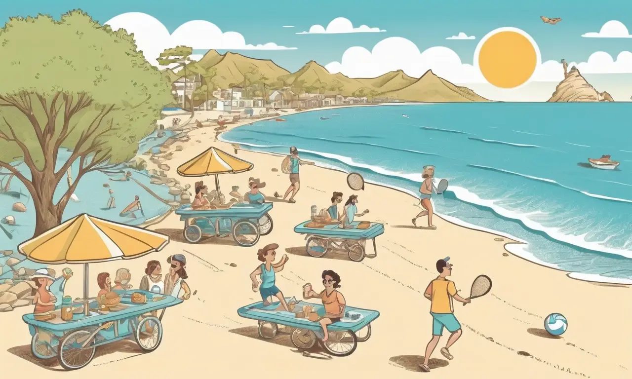 Un día perfecto de verano en la playa