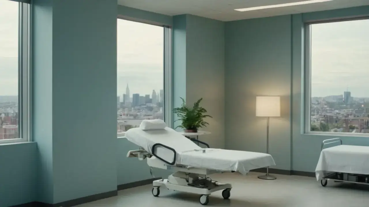 Hospital: calma, luz, reflejos y detalle