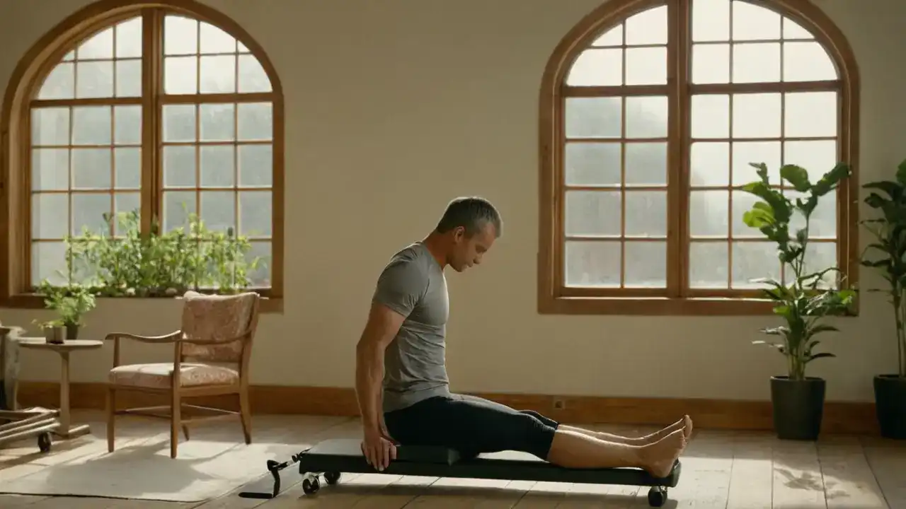 Estudio iluminado, armonía y perspectiva realista