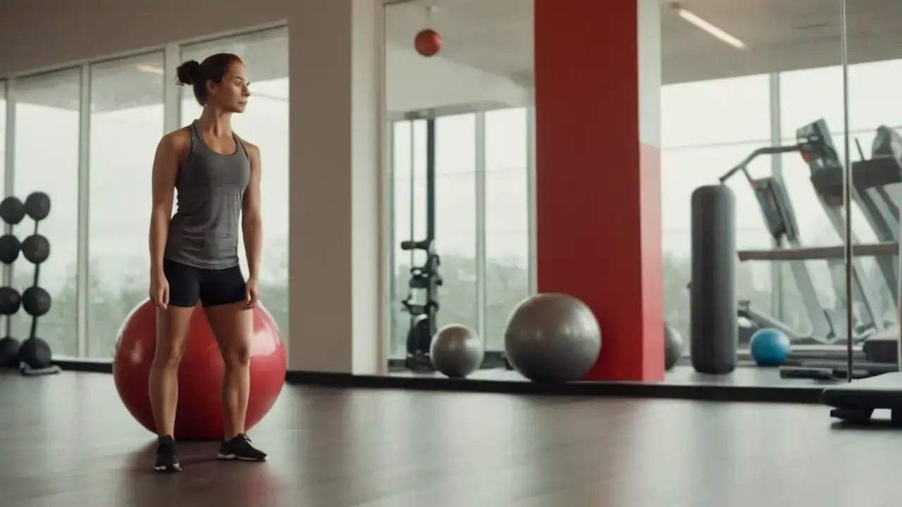 Entrenamiento dinámico en gimnasio moderno