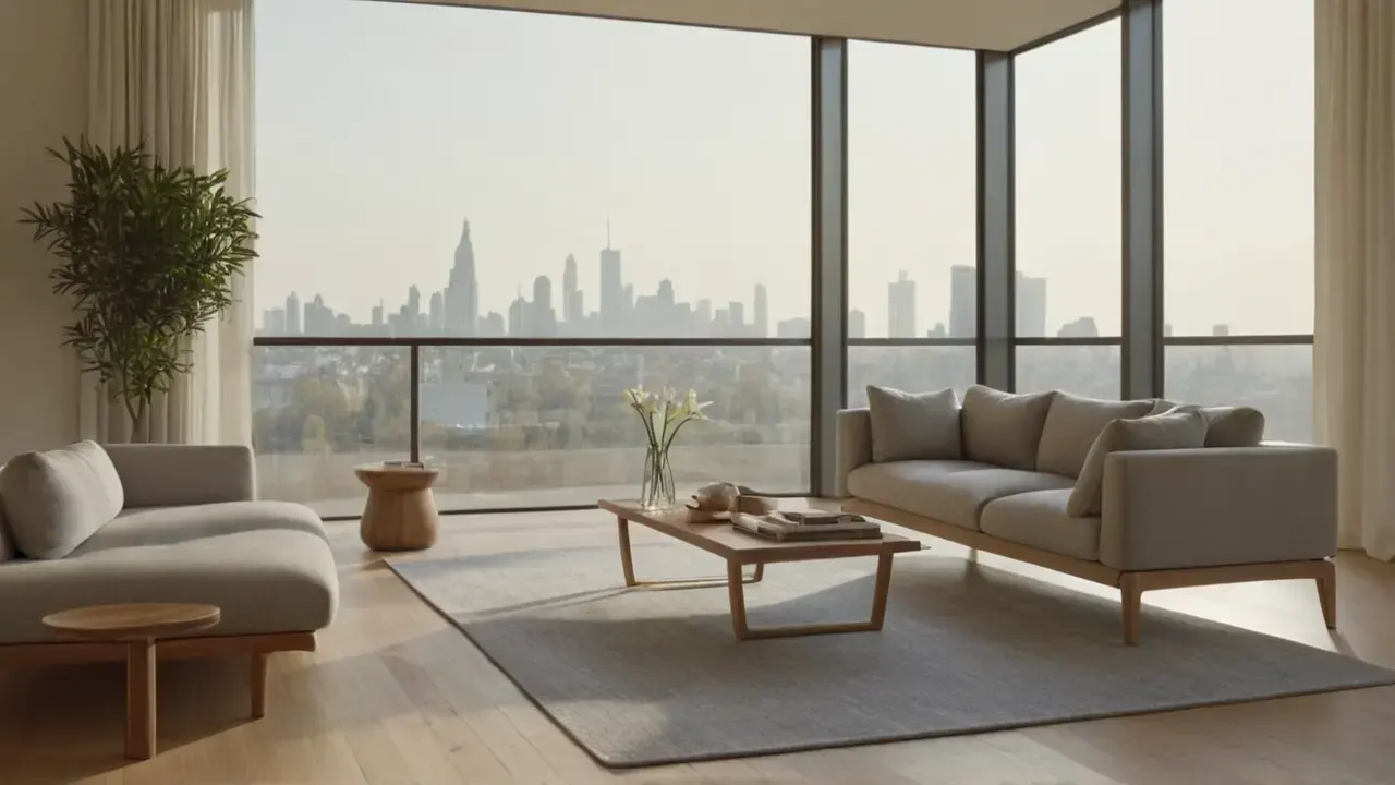 Luz suave ilumina un espacio sereno