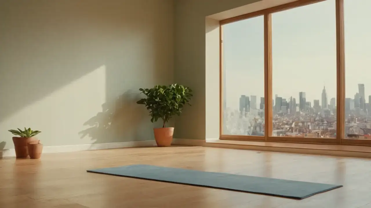 Luz suave ilumina un estudio sereno