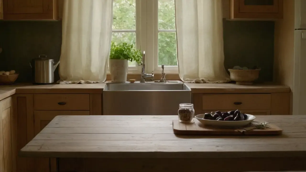 Luz cálida pinta un instante culinario