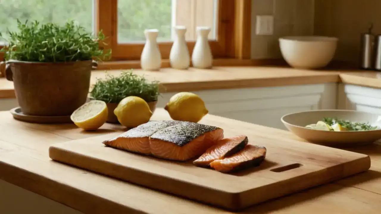 Luz cálida y preparación tranquila