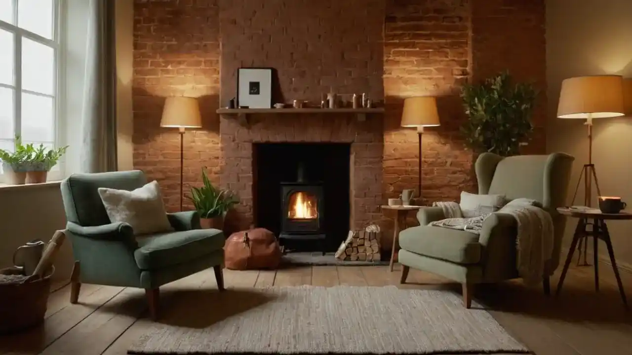 Un rincón cálido, acogedor y realista