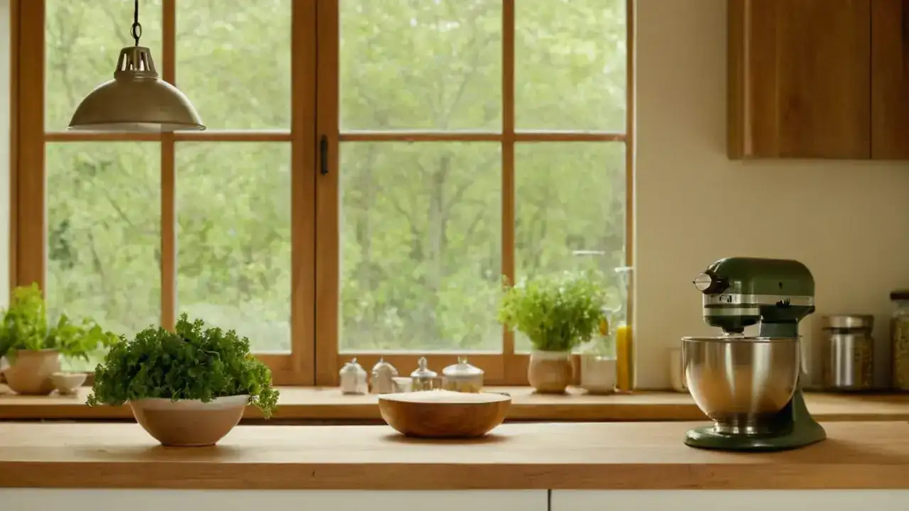 Luz cálida, cocina, vida simple