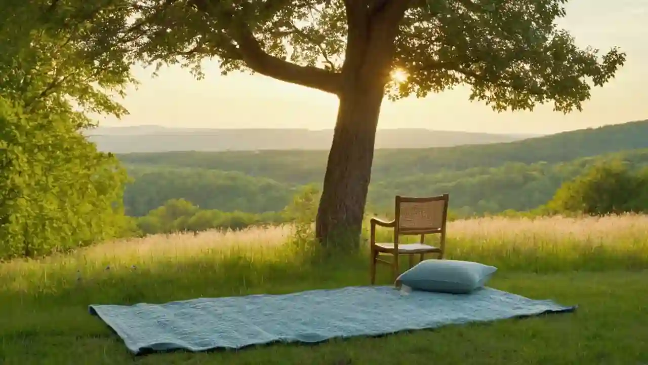 Paz serena en la naturaleza