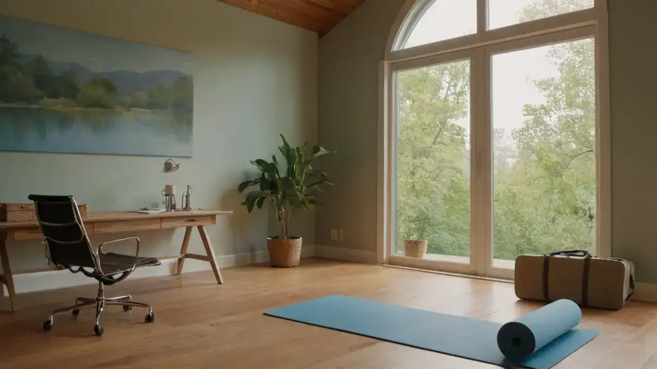 Estudio tranquilo, luz y calma