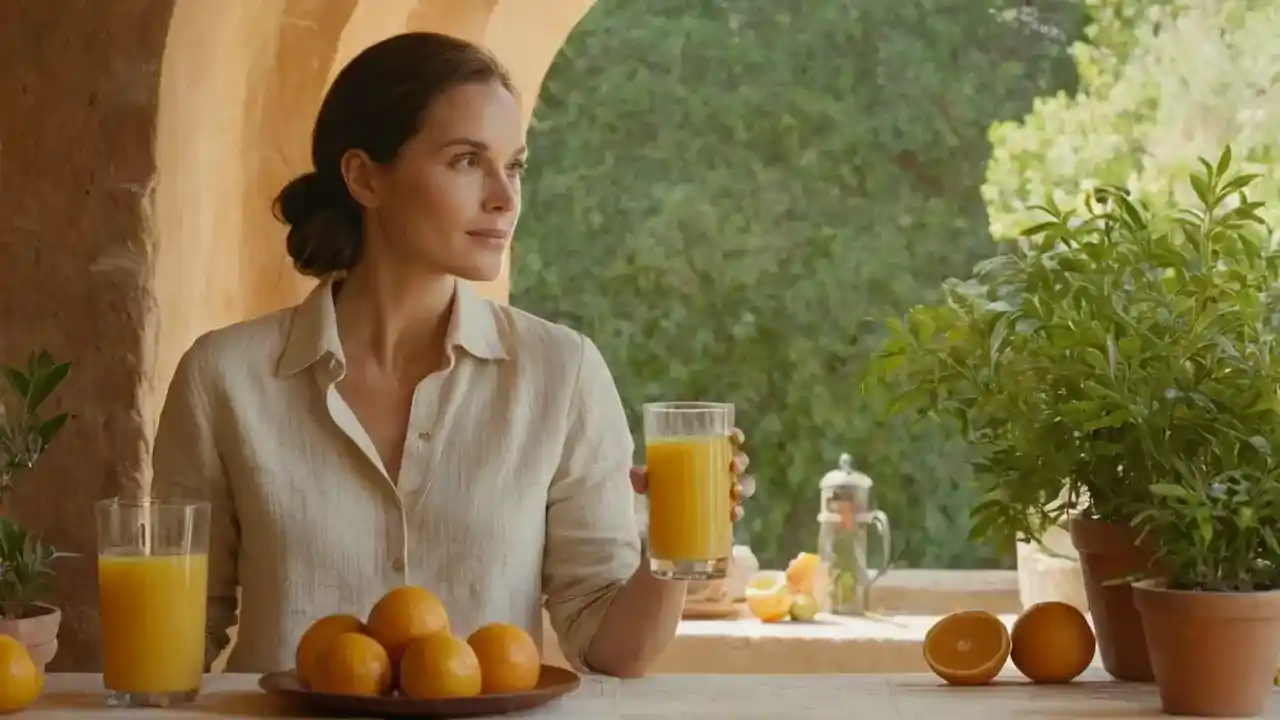 Patio soleado, calma y frescura